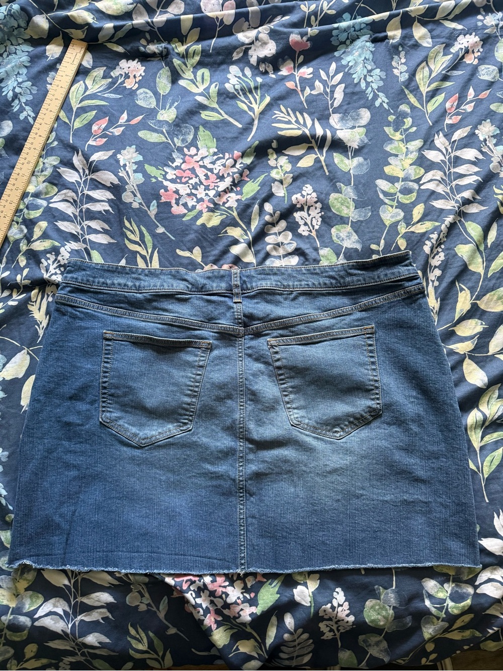 Torrid Blue Denim Mini Skirt Plus Size 20W - Picture 6 of 10